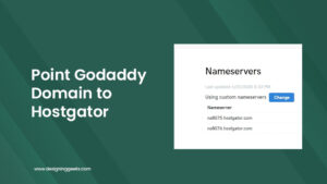 Point godaddy domain to hostgator