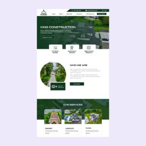 COnstruction company website design