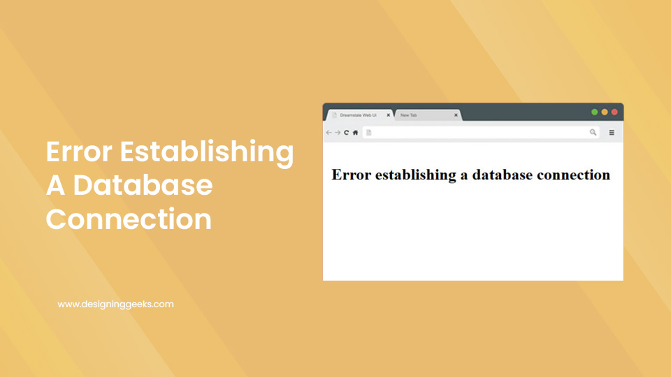 Error Establishing A Database Connection How to Fix