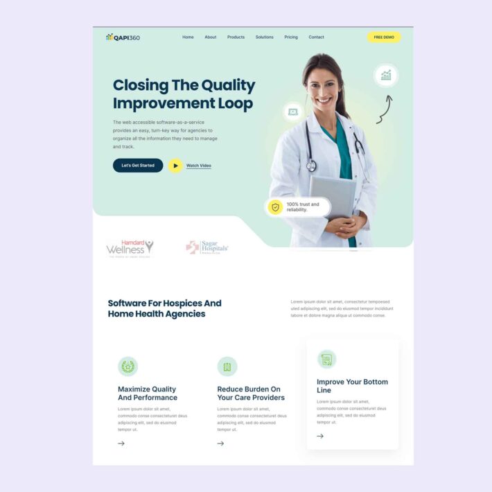 Health Agencies Wordpress website design