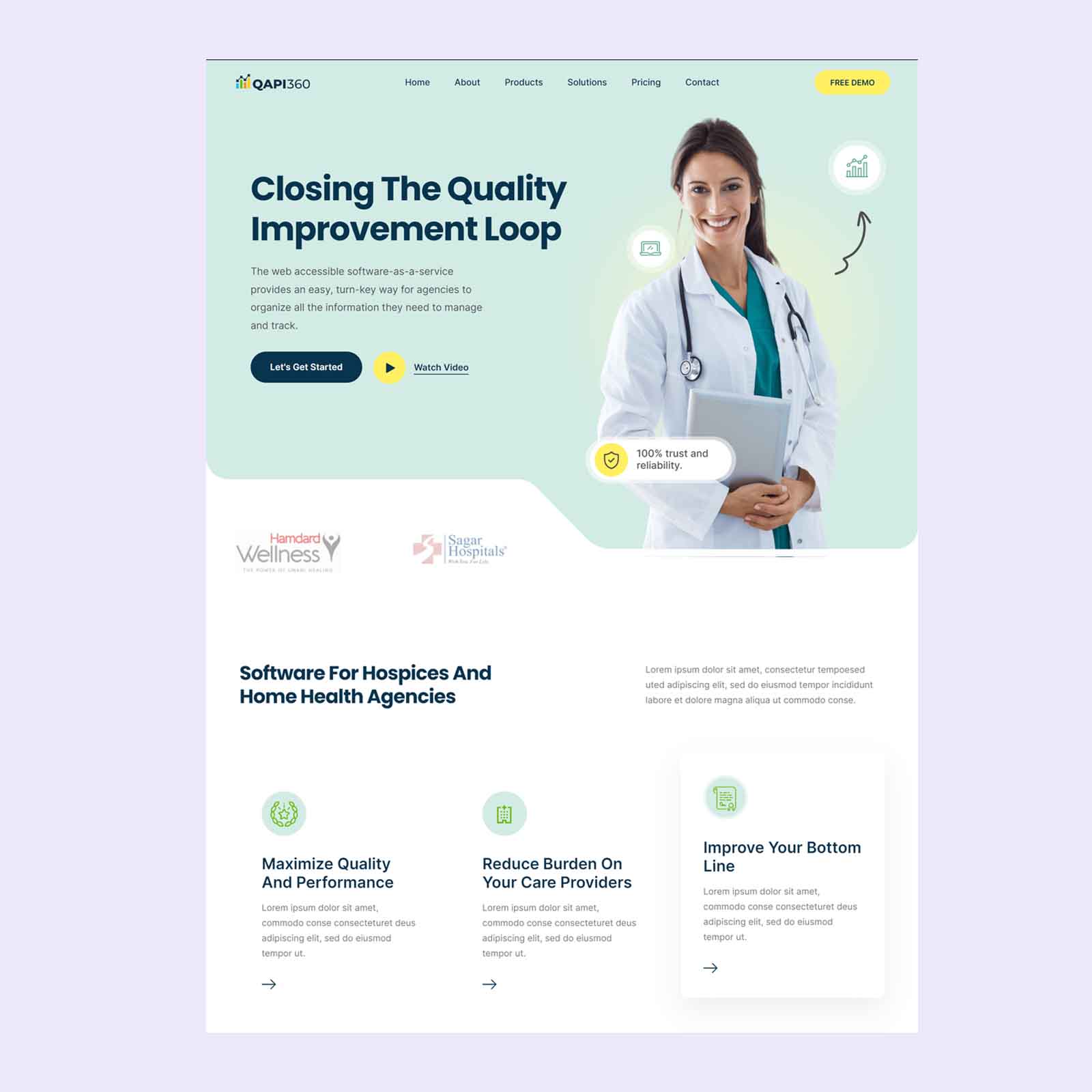 Health Agencies WordPress website design