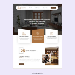 Carpentry Services website design thumb