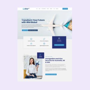 Immigration and Visa Consulting website design