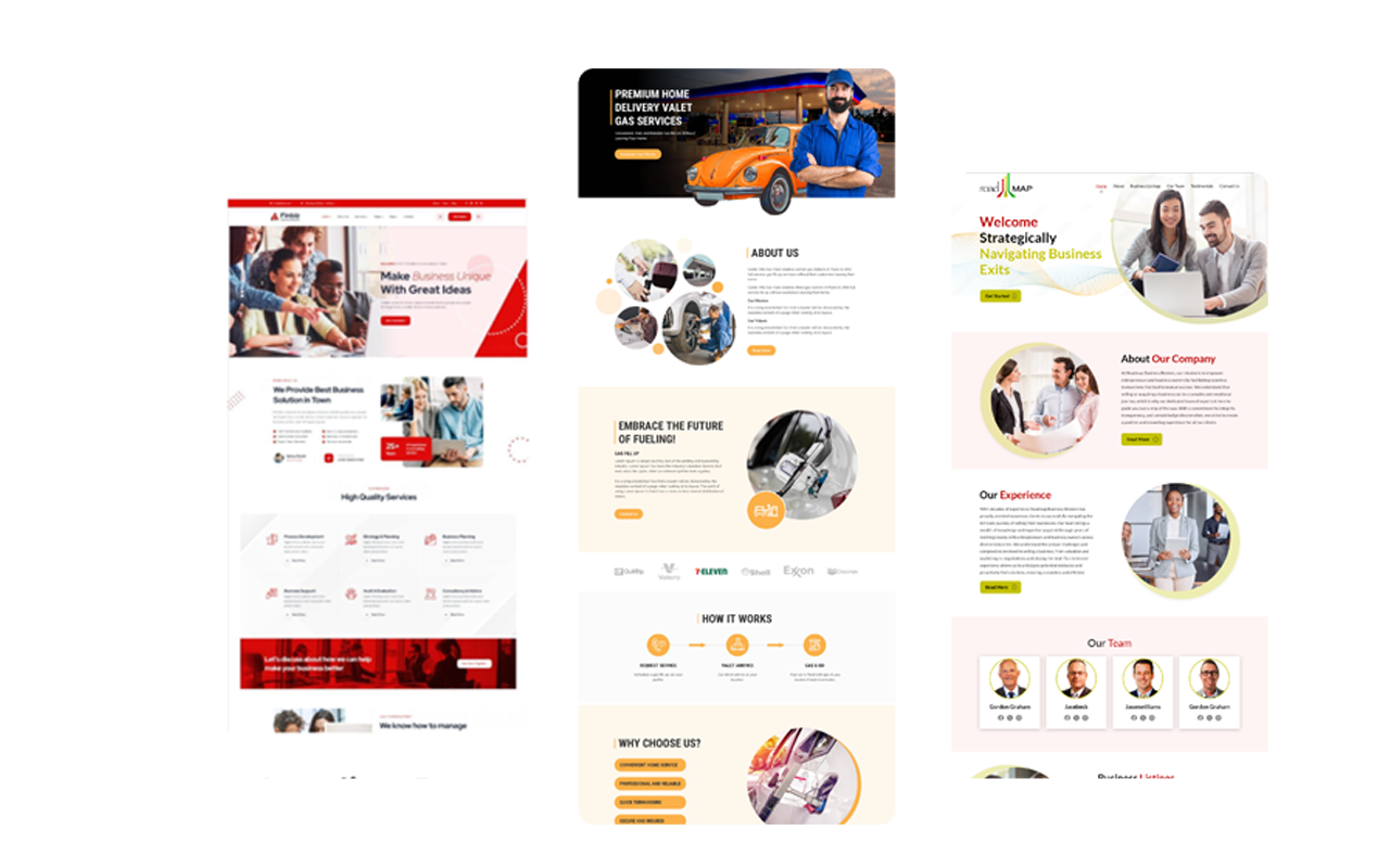 Landing Page Design for business